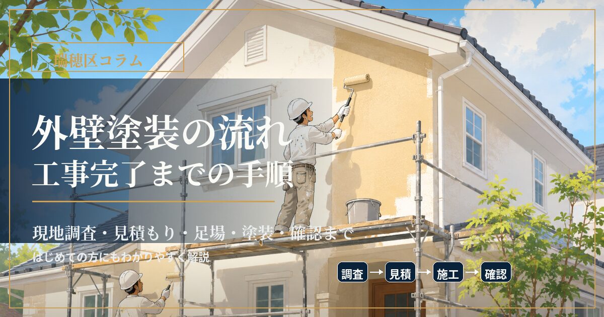 外壁塗装の流れを知る：瑞穂区の塗装プロセスとお客様の声